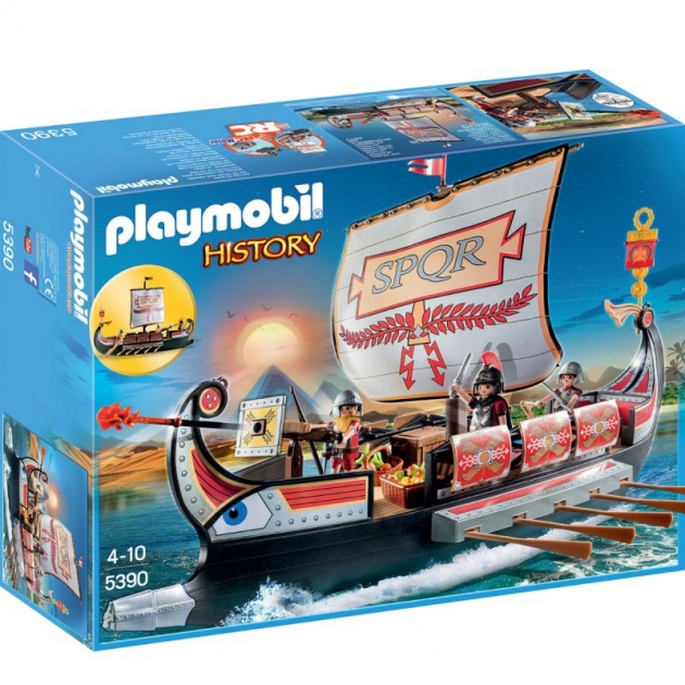 Римляне и египтяне корабль римских воинов Playmobil 5390pm
