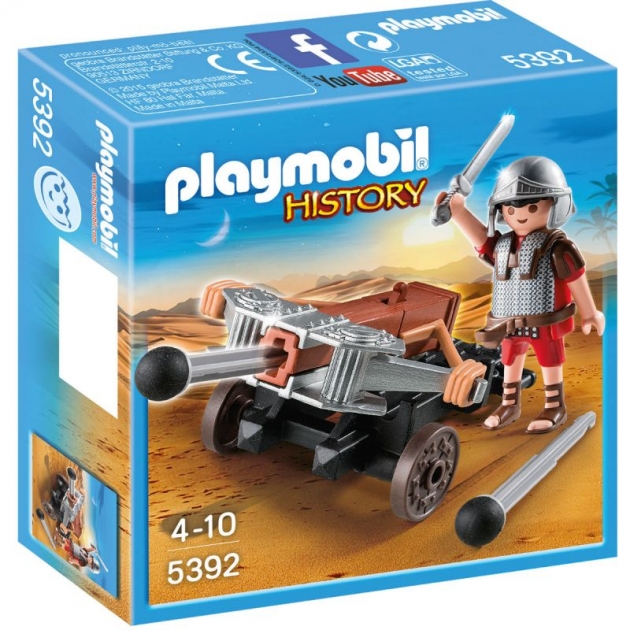 Римляне и египтяне легионер с баллистой Playmobil 5392pm