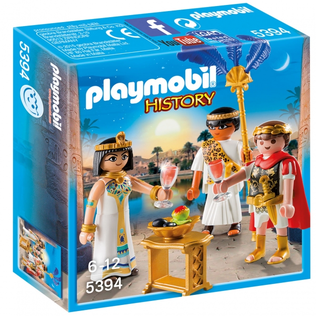 Римляне и египтяне цезарь и клеопатра Playmobil 5394pm