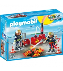 Операция по тушению пожара с водяным насосом Playmobil 5397pm...