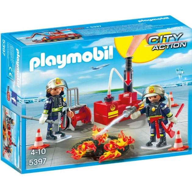 Операция по тушению пожара с водяным насосом Playmobil 5397pm