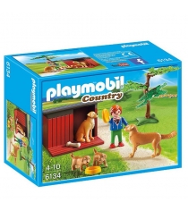 Ферма золотые ретриверы с щенками Playmobil 6134pm