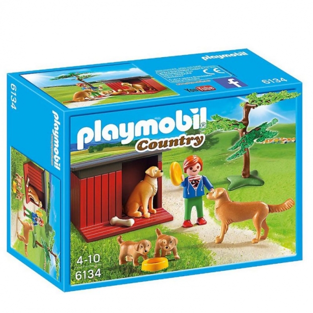 Ферма золотые ретриверы с щенками Playmobil 6134pm
