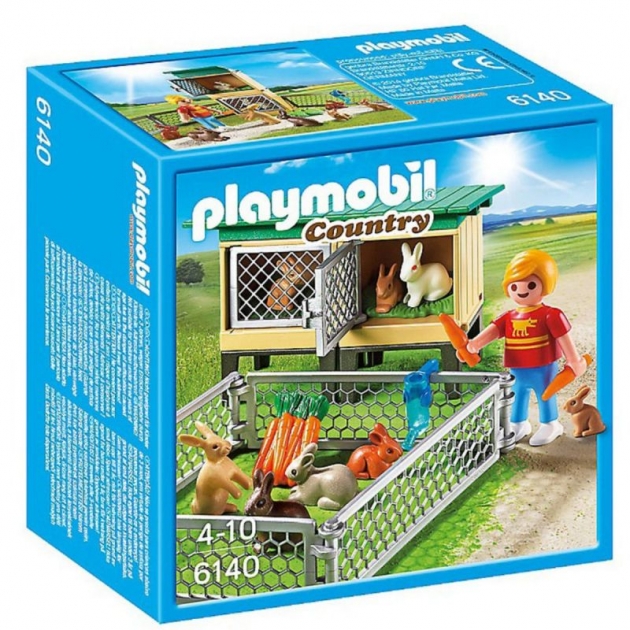 Ферма вольер и клетки с кроликами Playmobil 6140pm