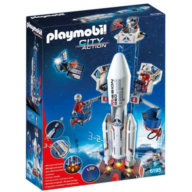 Космическая ракета с базовой станцией Playmobil 6195pm