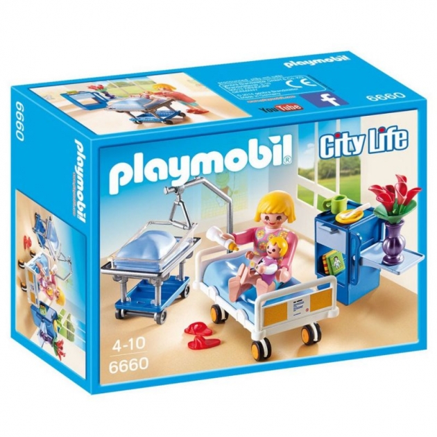 Детская клиника комната матери и ребенка Playmobil 6660pm