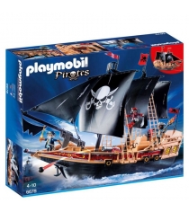 Конструктор пираты пиратский боевой корабль Playmobil 6678pm...