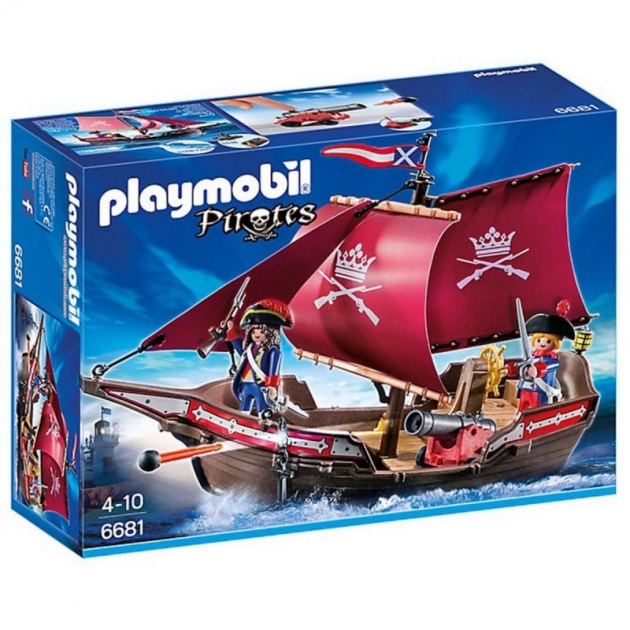 Пираты солдатский патрульный корабль Playmobil 6681pm