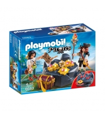 Пираты пиратский тайник с сокровищами Playmobil 6683pm...