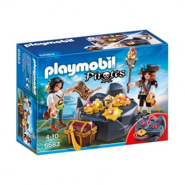 Пираты пиратский тайник с сокровищами Playmobil 6683pm