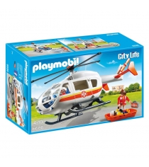 Детская клиника вертолет скорой помощи Playmobil 6686pm...