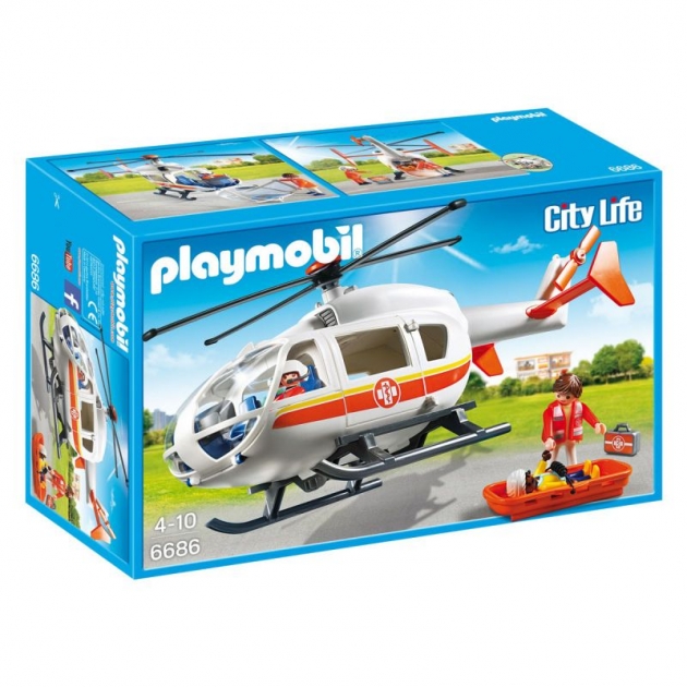 Детская клиника вертолет скорой помощи Playmobil 6686pm