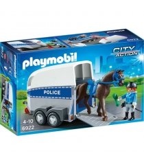 Полиция полиция с лошадью и прицепом Playmobil 6922pm...
