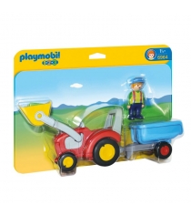 1 2 3 трактор с прицепом Playmobil 6964pm