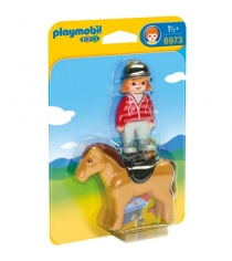 1 2 3 наездница с лошадью Playmobil 6973pm