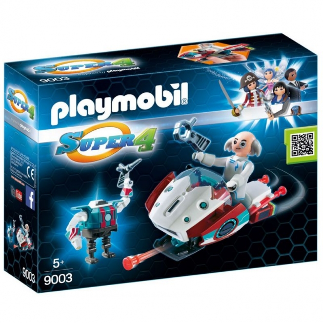 Скайджет с доктором х и робот Playmobil 9003pm