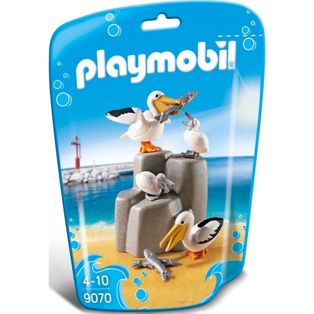 Конструктор аквариум семья пеликанов Playmobil 9070pm