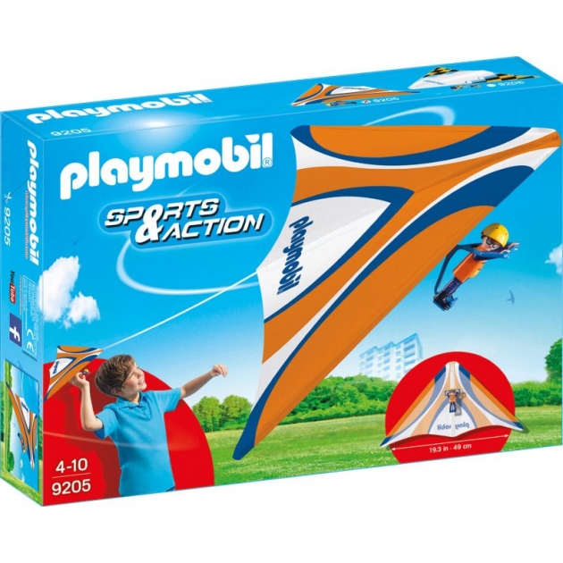 Конструктор оранжевый дельтаплан Playmobil 9205pm