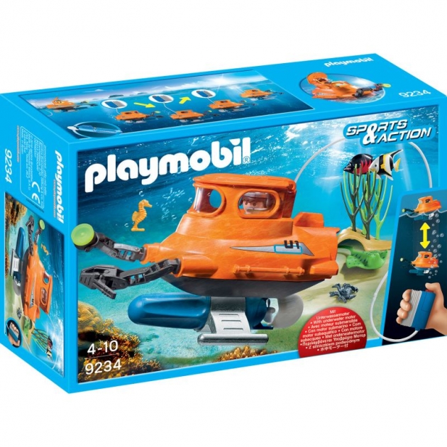 Конструктор промо наборподводная лодка с подводным двигателем Playmobil 9234pm