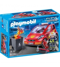 Конструктор промо набор пожарник с машиной Playmobil 9235pm...