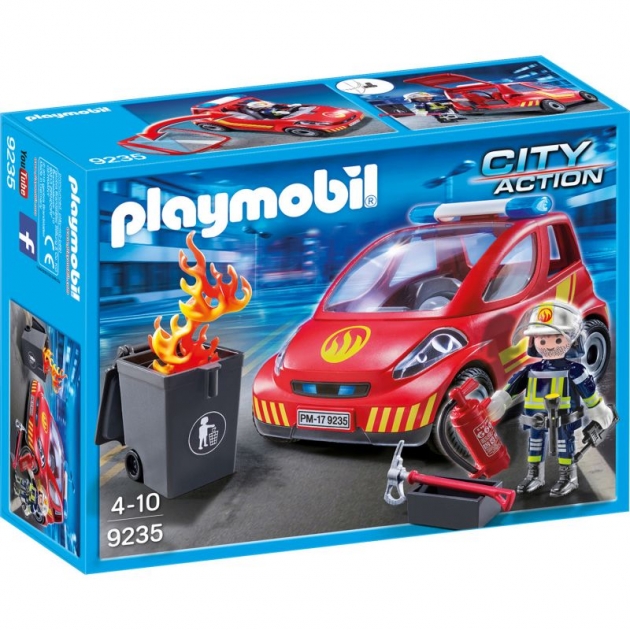 Конструктор промо набор пожарник с машиной Playmobil 9235pm