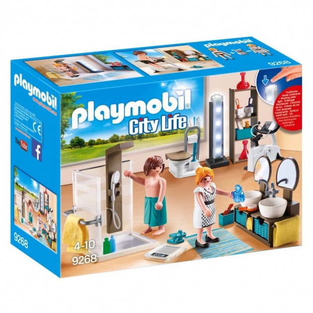Кукольный дом ванная Playmobil 9268pm