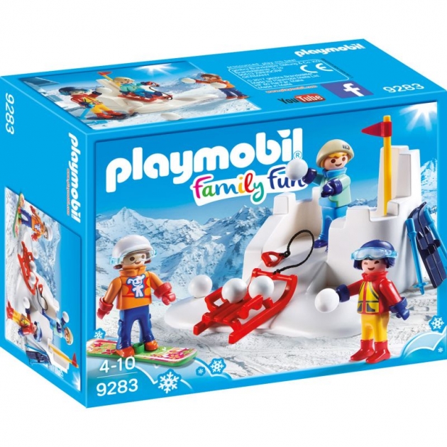 Конструктор зимние виды спорта снежки Playmobil 9283pm