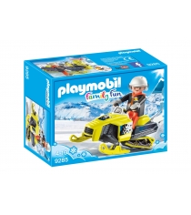 Игровой набор зимние виды спорта сноумобиль Playmobil 9285pm...