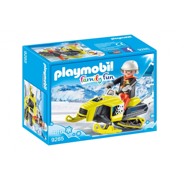 Игровой набор зимние виды спорта сноумобиль Playmobil 9285pm