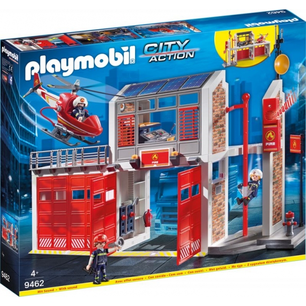 Конструктор пожарная служба пожарная станция Playmobil 9462pm