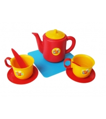 Посуда для кукол набор чашек с чайником 8 предметов Плэйдорадо 21002...