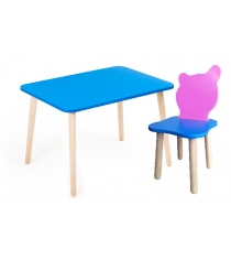 Комплект мебели Polli Tolli Джери с голубым столиком и розово-голубым стульчиком...