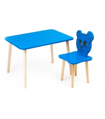 Комплект мебели Polli Tolli Джери с голубым столиком и голубым стульчиком