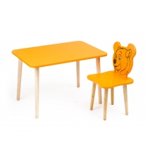 Комплект мебели Polli Tolli Джери с оранжевым столиком и оранжевым стульчиком...