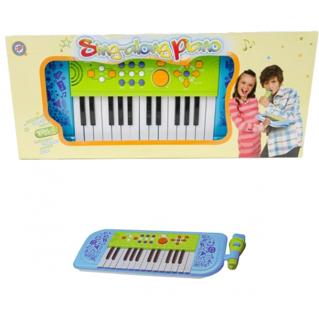 Детский синтезатор starz sing along piano синий 25 клавиш Potex 539A-blue