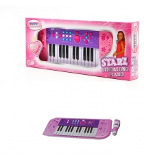 Детский синтезатор starz sing along piano розовый 25 клавиш Potex 539B-pink/539