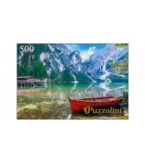 Пазлы Puzzolini итальянские доломиты озеро брайес 500 эл GIPZ500-7684