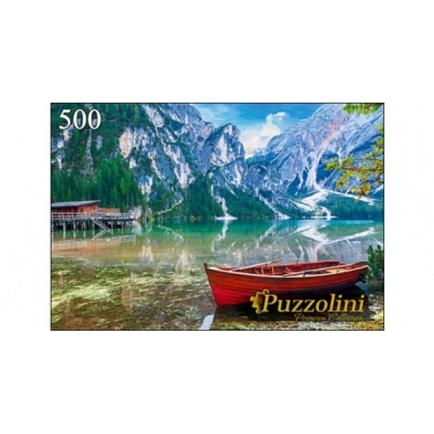 Пазлы Puzzolini итальянские доломиты озеро брайес 500 эл GIPZ500-7684