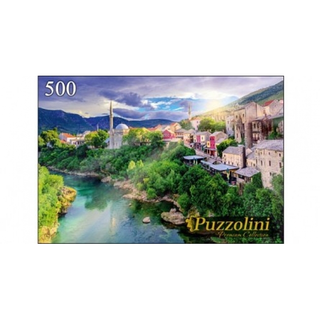 Пазлы Puzzolini босния и герцеговина город мостар 500 эл GIPZ500-7673