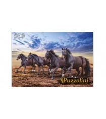 Пазлы Puzzolini лошадиный галоп/galloping horses 500 эл GIPZ500-7662