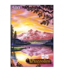 Пазлы Puzzolini раттенбери закат над горным озером 500 эл ALPZ500-7695