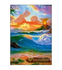 Пазлы Puzzolini уоррен закат для влюбленных 500 эл ALPZ500-7700