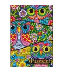Пазлы Puzzolini яркие совы 500 эл ALPZ500-7701
