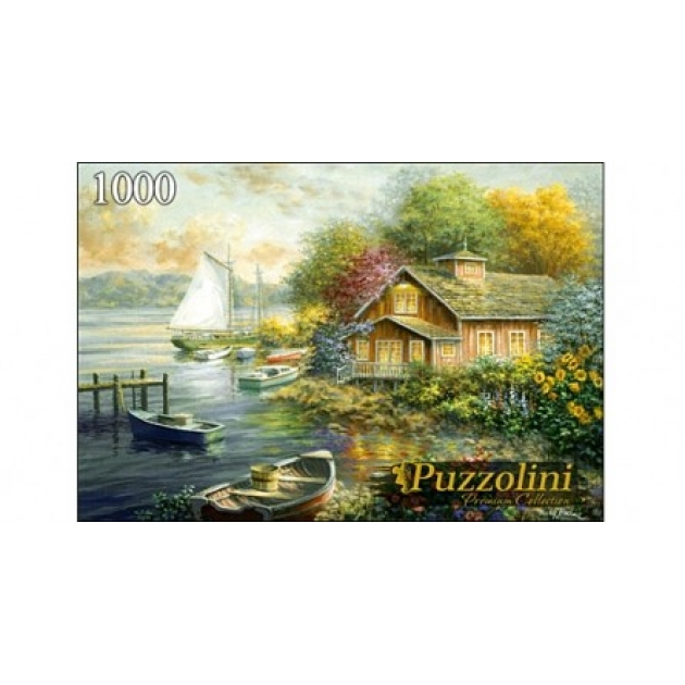 Пазлы puzzolini ники боэм дом у причала 1000 эл Puzzolini ALPZ1000-7743