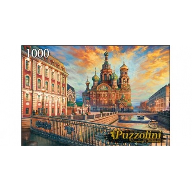 Пазлы Puzzolini санкт-петербург храм спаса-на-крови 1000 эл FPZ1000-9939