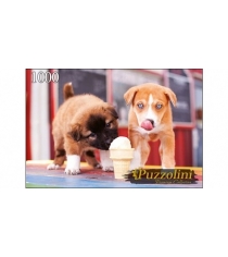 Пазлы Puzzolini щенки и мороженное 1000 эл GIPZ1000-7706