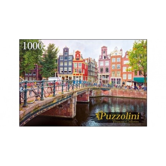 Пазлы Puzzolini нидерланды столица амстердам 1000 эл GIPZ1000-7717