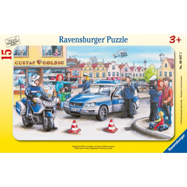 Пазл Ravensburger Полиция 15 шт 6037