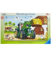 Пазл Ravensburger Трактор на ферме 15шт 6044