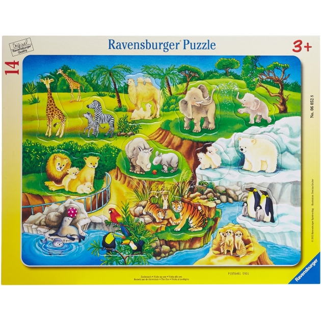 Пазл Ravensburger Зоопарк 14 шт 6052